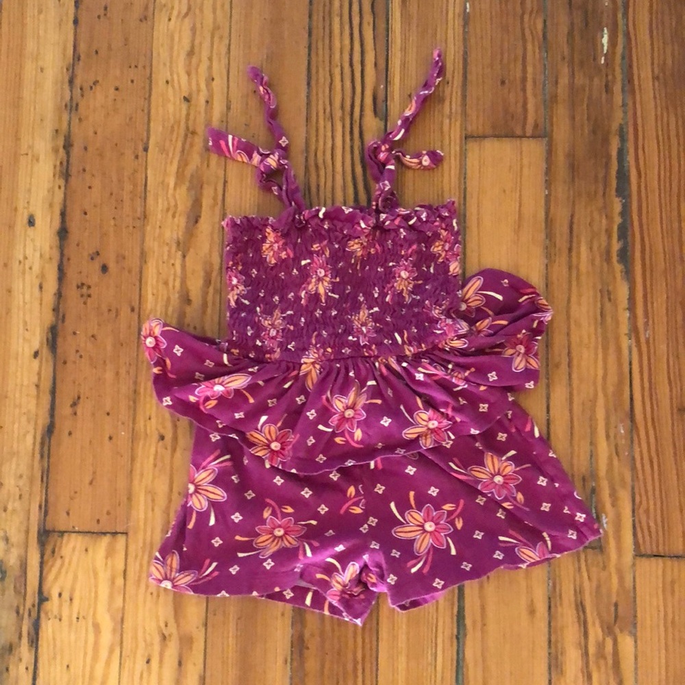 Tea Collection Girls Ruffled Romper